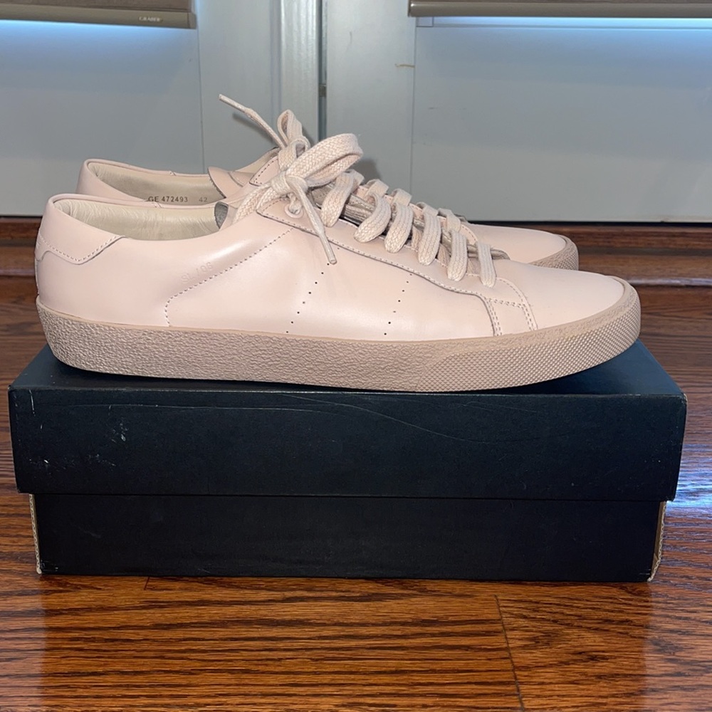 Saint Laurent EG Shell Alpha Lace UP Sneakers - Picture 5 of 9